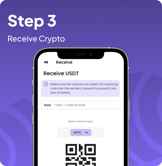 Receive Crypto